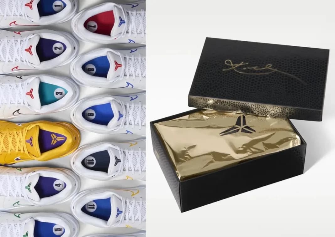 Nike Kobe 4 Protro Draft Day Pack mostrando múltiples colorways del pack