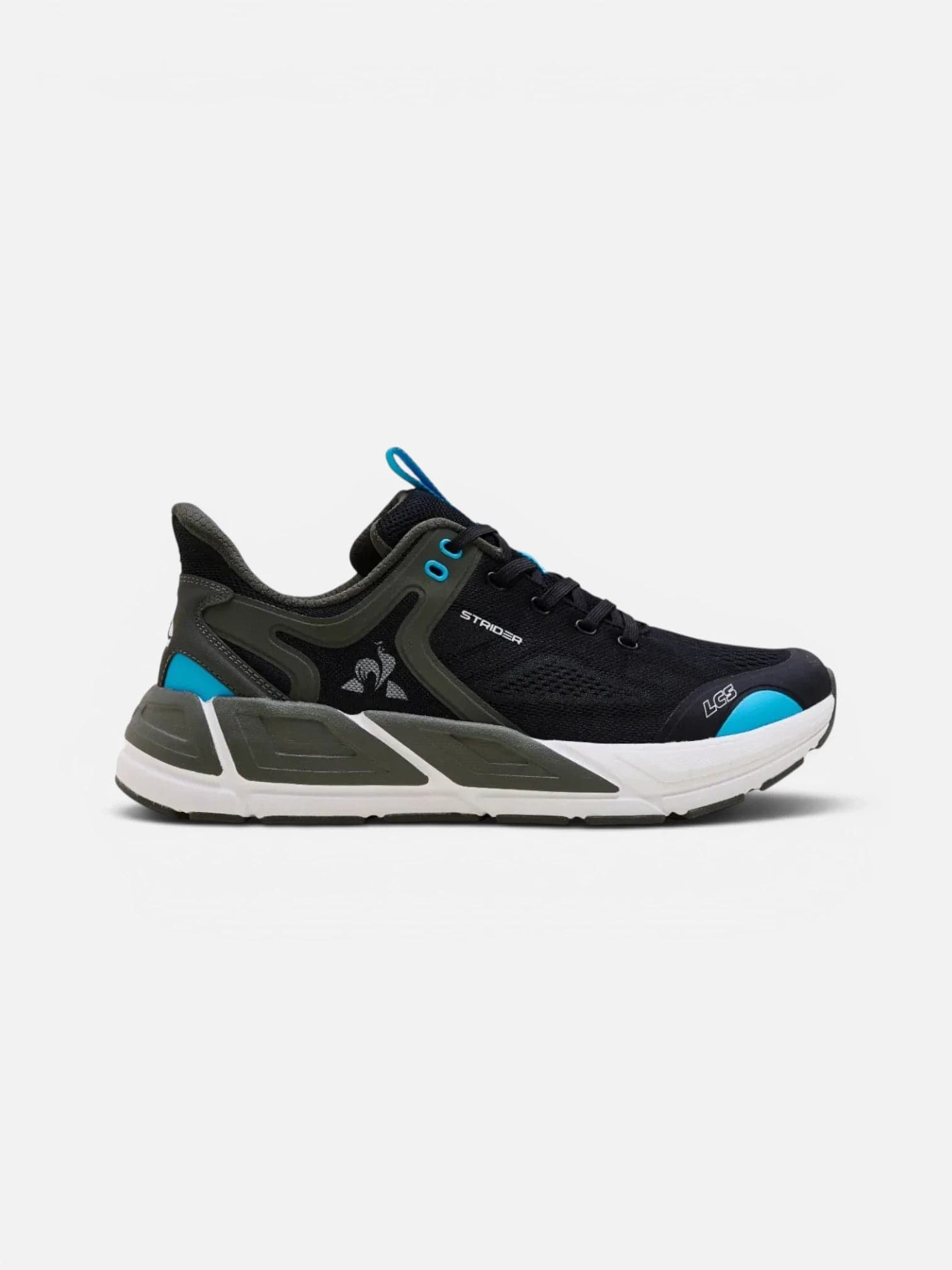 Zapatillas Le Coq Sportif Strider Negro Gris Celeste