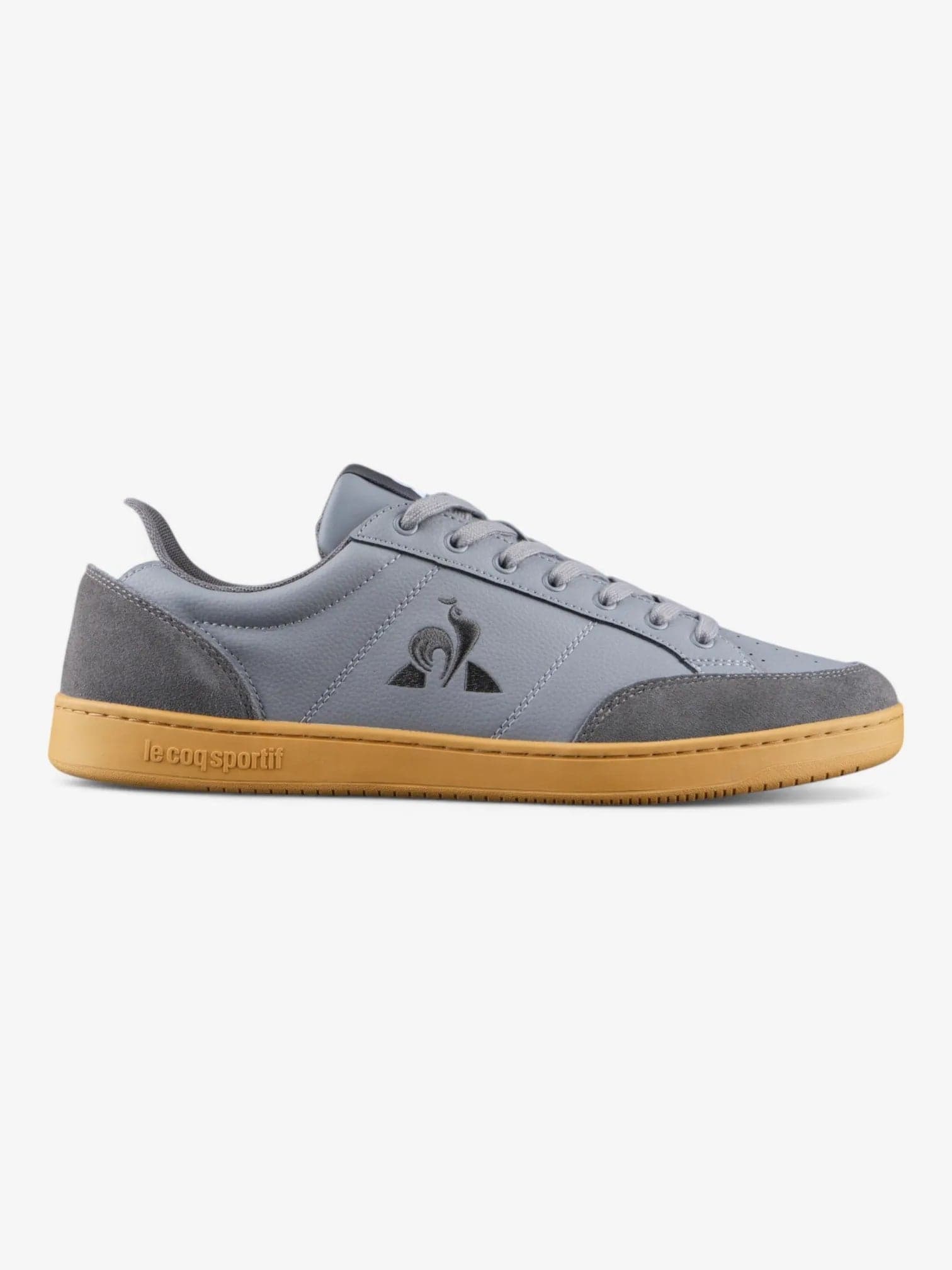 Zapatillas Le Coq Sportif Courtnet Classic Gris Marrón