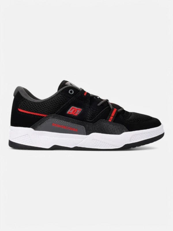 Zapatillas DC Construct Negro Rojo