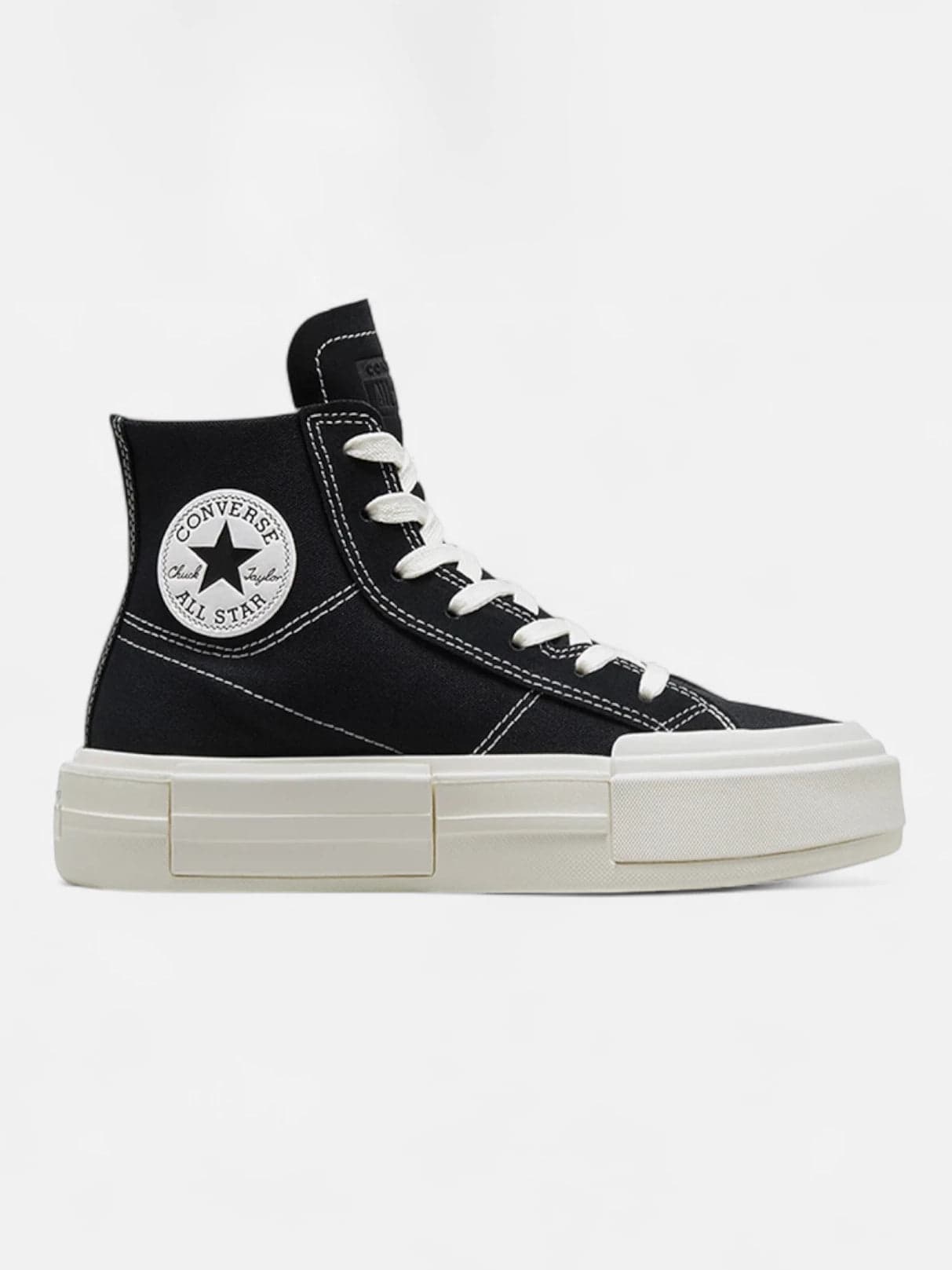 Zapatillas Converse Cruise Hi Platform Negro Blanco